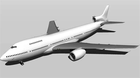 Template Boeing 747 300 Tri Jet 3d Warehouse