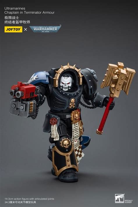 Warhammer 40K Ultramarines Chaplain In Terminator Armor 1 18 Scale