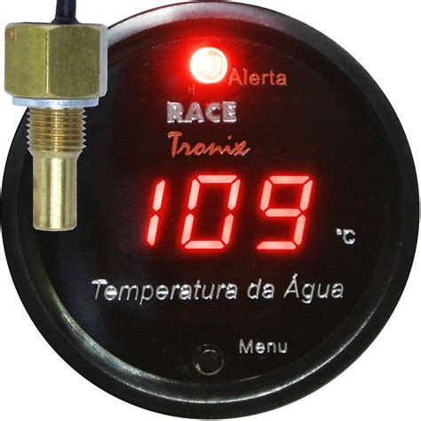 Termômetro Temperatura Água Digital Racetronix Led Carro 52 R 114 98