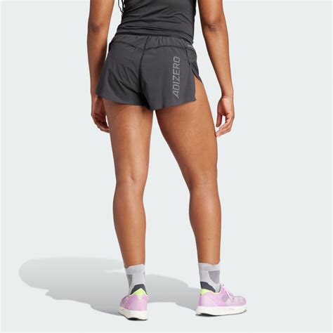 Adidas Adizero Running Split Shorts Black Ik9708