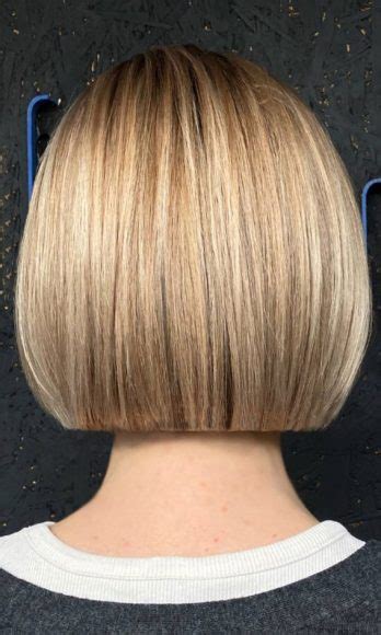 25 Adorable Teddy Bear Blonde Bob Hairstyles Sleek Blunt Nape Length Bob
