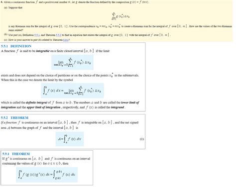 For A Certain Continuous Function F The Right Riemann