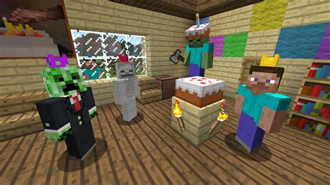 Minecraft Celebrates 1st Birthday On Xbox 360 Player Attack