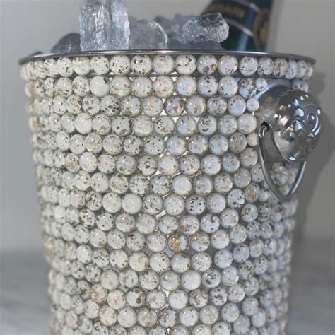 Silver Ice Bucket Etsy