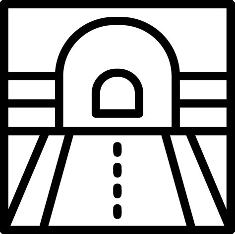 Tunnel Line icon 40885344 Vector Art at Vecteezy
