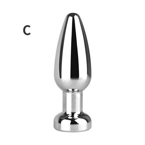 Metal Vibrating Anal Plugs Sq Chastityall
