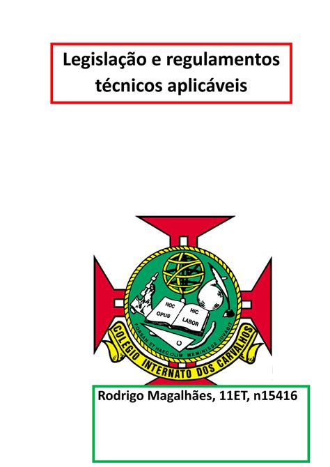 Legisla Es E Regulamentos T Cnicos Aplic Veis Eletr Nica