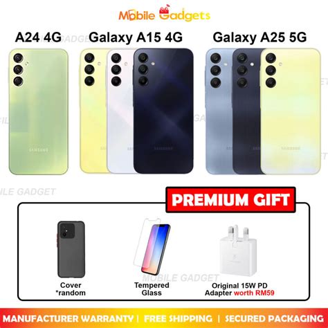 Samsung Galaxy A14 A24 4g Galaxy A15 4g Galaxy A25 5g Original Malaysia Full Set