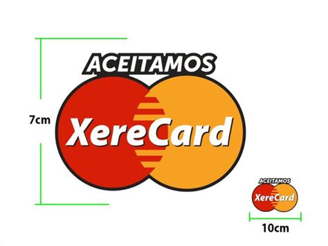 Kit Adesivos Carro Moto Aceitamos Xerecard X Cm Parcelamento