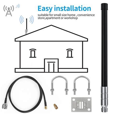 High Gain Lora Antenna 868 915mhz Sma Fiberglass Gain Glass Fiber