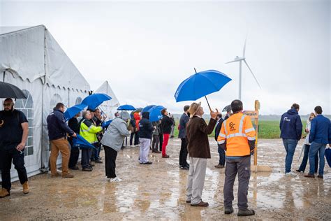 Retour Sur L Inauguration Du Parc Olien Des Bleuets H Air