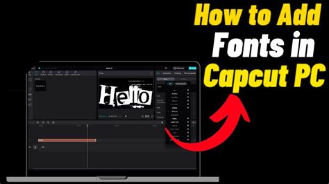 How To Add Custom Fonts On Capcut Pc Capcut Pc Tutorial Youtube