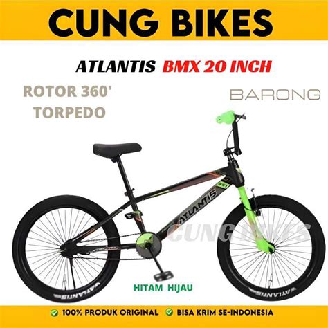 Jual Sepeda Bmx Atlantis Barong Rapid Torpedo Ukuran 20 Inch Rotor 360