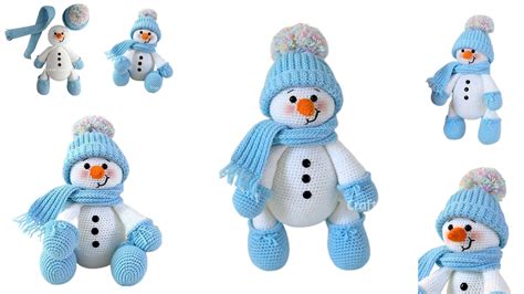 Christmas Snowman Amigurumi Free Pattern Free Amigurumi Crochet Patterns