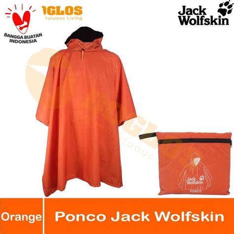 Jual PONCO JACK WOLFSKIN LOKAL JAS HUJAN JWS RAINCOAT BIVAK GUNUNG