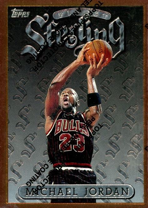 Michael Jordan 1996 Topps Finest 50 Bronze Base With Coating Price