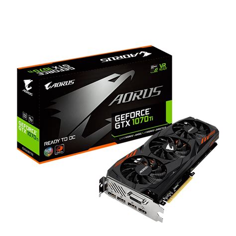 Gigabyte Geforce Gtx 1070 Ti 8gb 256 Bit Gddr5 Graphic Card Gv N107taorus 8gd