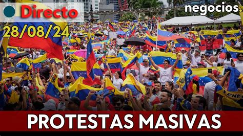 DIRECTO I Protestas Masivas Contra Maduro En Venezuela Machado