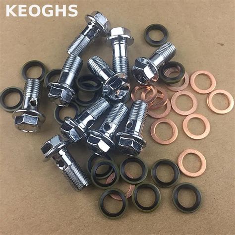 Keoghs Motorcycle Brake Caliper Banjo Bolt Oil Drain Screwhollow Screw