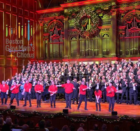 Boston Gay Men S Chorus Holiday Event