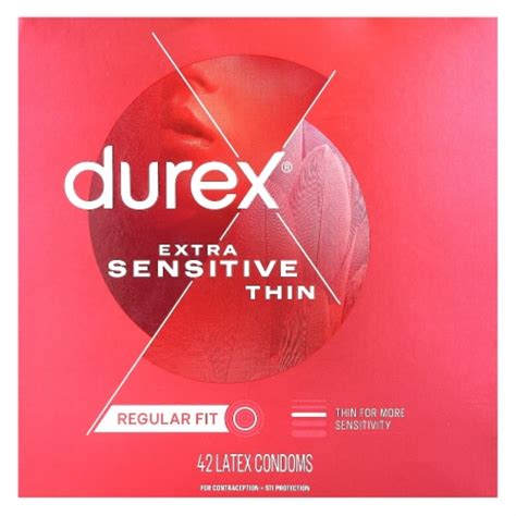 Durex Extra Sensitive Ultra Fine Lubricated Latex Condoms Ct Ralphs