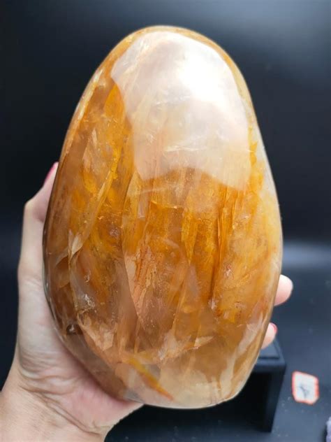 Yellow Hematoid Aka Golden Healer Quartz Furniture Home Living