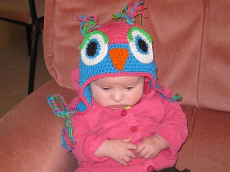 Knot Your Nana S Crochet Crochet Owl Hat