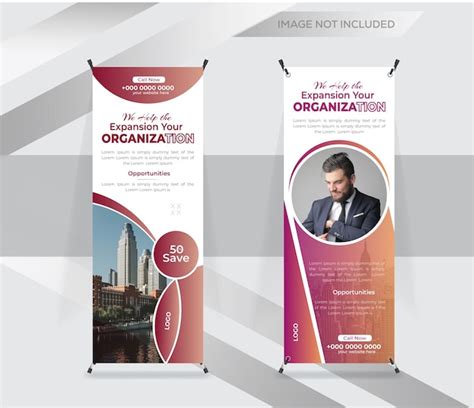 Premium Vector Creative Minimal Business Rollup Or X Stand Banner