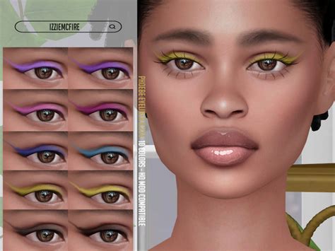 The Sims Resource IMF Phoebe Eyeliner N 234