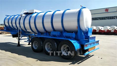 3 Axles 20m3 Sulfuric Acid 98 Tank Chemical Liquid Tanker Semi