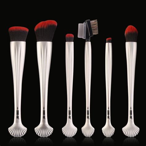 Maange 6pcsset Makeup Brushes Set Foundation Blending Powder Eyeshadow