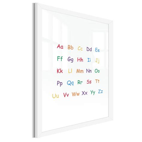 Quadro Educativo Alfabeto Bastão Imprensa Letras Montessori