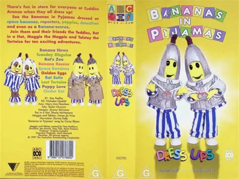 Bananas In Pyjamas Dress Ups Vhs 1000 Picclick Au