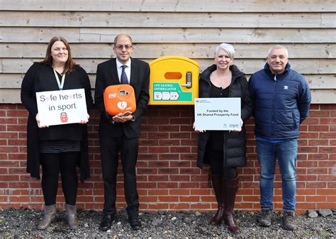 Defibrillator Project Roll Out For Sports Venues In Rushcliffe West