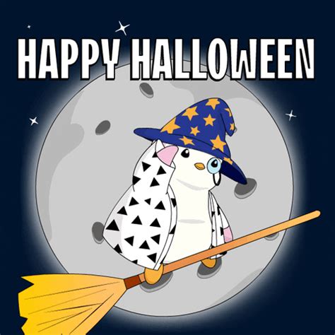 Halloween Witch By Pudgy Penguins Find Share On Giphy