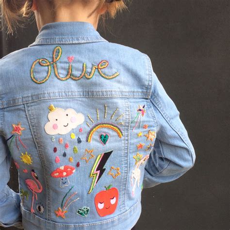 Petra Boase Stitch It Sewing Kit Denim Jacket Patches Customised