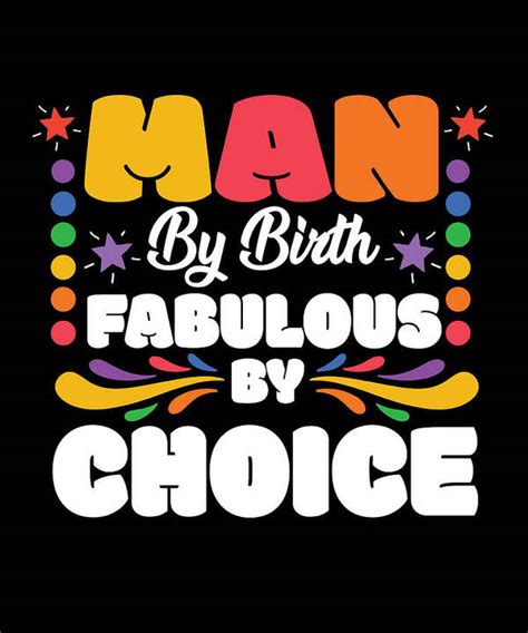Man By Birth Lesbian Gay Lgbtq Pride Transgender Poster By Florian Dold