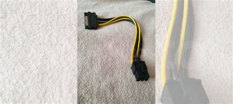 Переходник питания SATA 6pin, 8pin на 2x8pin купить в Волжском ...