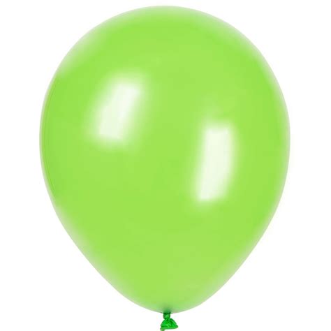 Latex Balloons Lime Green 12in 10ct Walmart