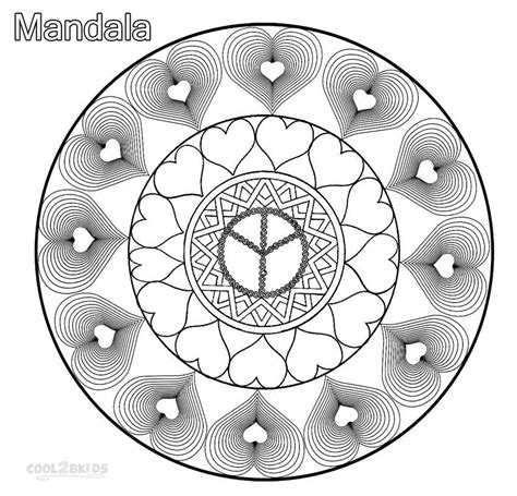 Free Love Mandala Coloring Pages, Download Free Love Mandala Coloring Pages png images, Free ...