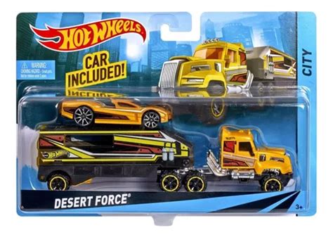 Hot Wheels Caminh O Carrinho Super Rigs Desert Force Frete Gr Tis