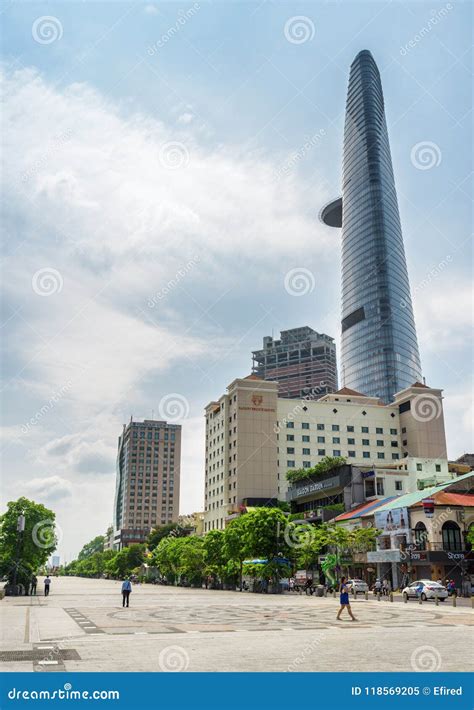 The Bitexco Financial Tower With Helipad Ho Chi Minh City Editorial