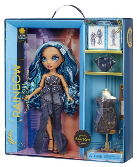 Rainbow High Fantastic Fashion Doll Skyler Blue Ideias Para