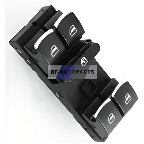 Bouton de commande lève vitre chromé VW Golf 5 Passat Jetta Polo Seat