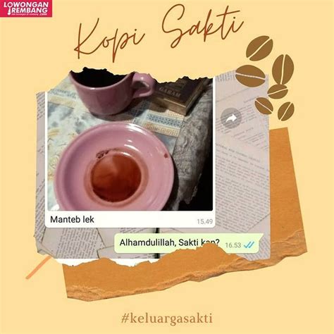 Kopi Sakti Rembang Kopi Lelet Khas Rembang Kopi Terbuat Dari 100 Biji