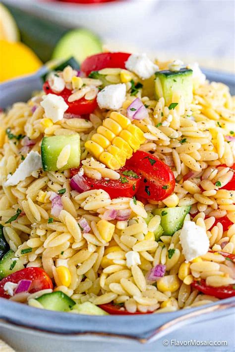 Orzo Pasta Salad Recipe