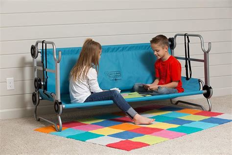 Kid-O-Bunk: Portable Bunk Beds For Camping, Also Converts Into a Sofa