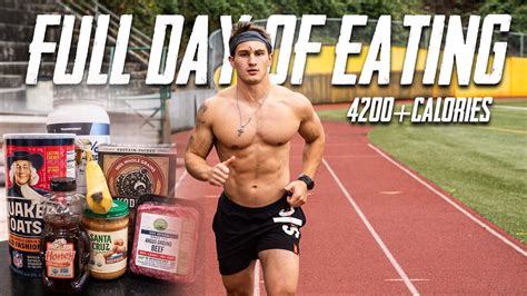 Full Day Of Eating As A Hybrid Athlete Calories Youtube