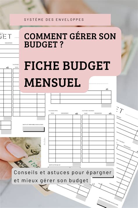 Fiche Budget Mensuel A Telecharger Planificateur De Budget Suivi Des