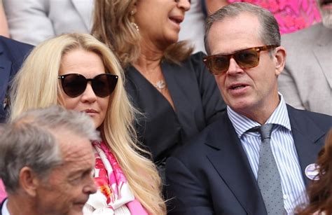 Stefan Edberg Y Su Esposa Annette Hjort Olsen En La Final Foto De